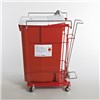 Covidien Foot Pedal Cart for 12 and 18 Gallon Hinged Lid Containers