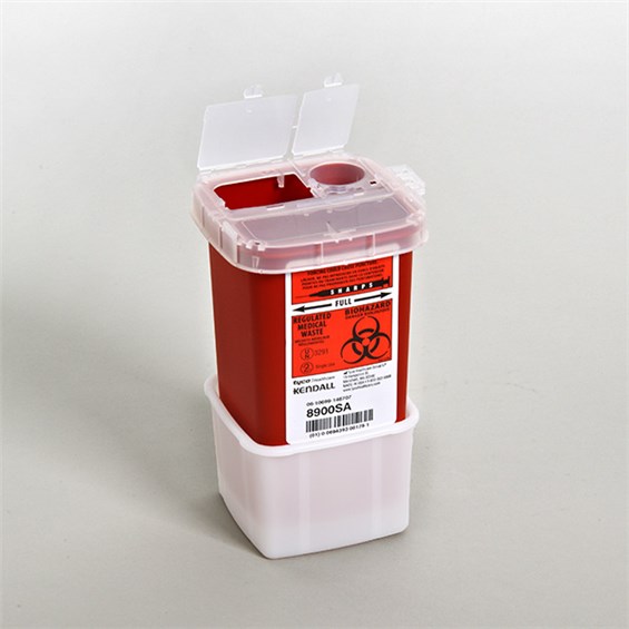 Adhesive Holder for 1 Quart Sharps Container | Stericycle