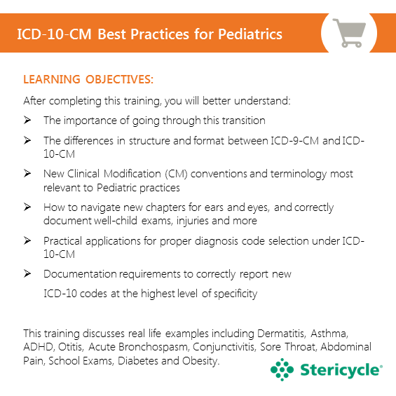 ICD-10-CM Best Practices for Pediatrics | Stericycle