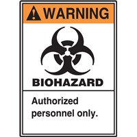 LBHZ301_Warning_BioHaz_Authorized_Vertical