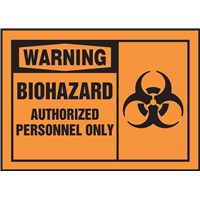 LBHZ302_WarningBioHaz_Authorized_Horizontal